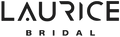 The text 'LAURICE BRIDAL' is centered on a plain white background, with 'LAURICE' in a larger stylized black font and 'BRIDAL' in a smaller regular font beneath it.
